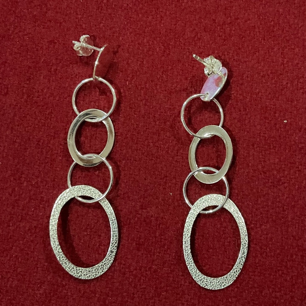 Sterling Silver Dangle Drop Earrings
